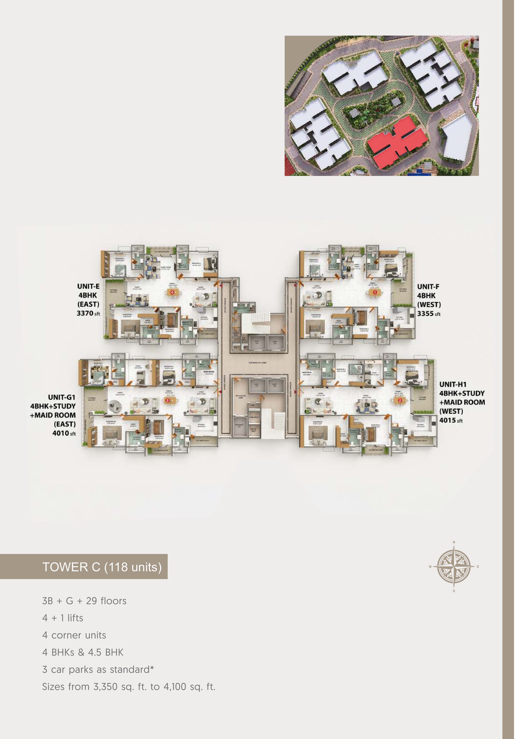 4BHK Floor Plan